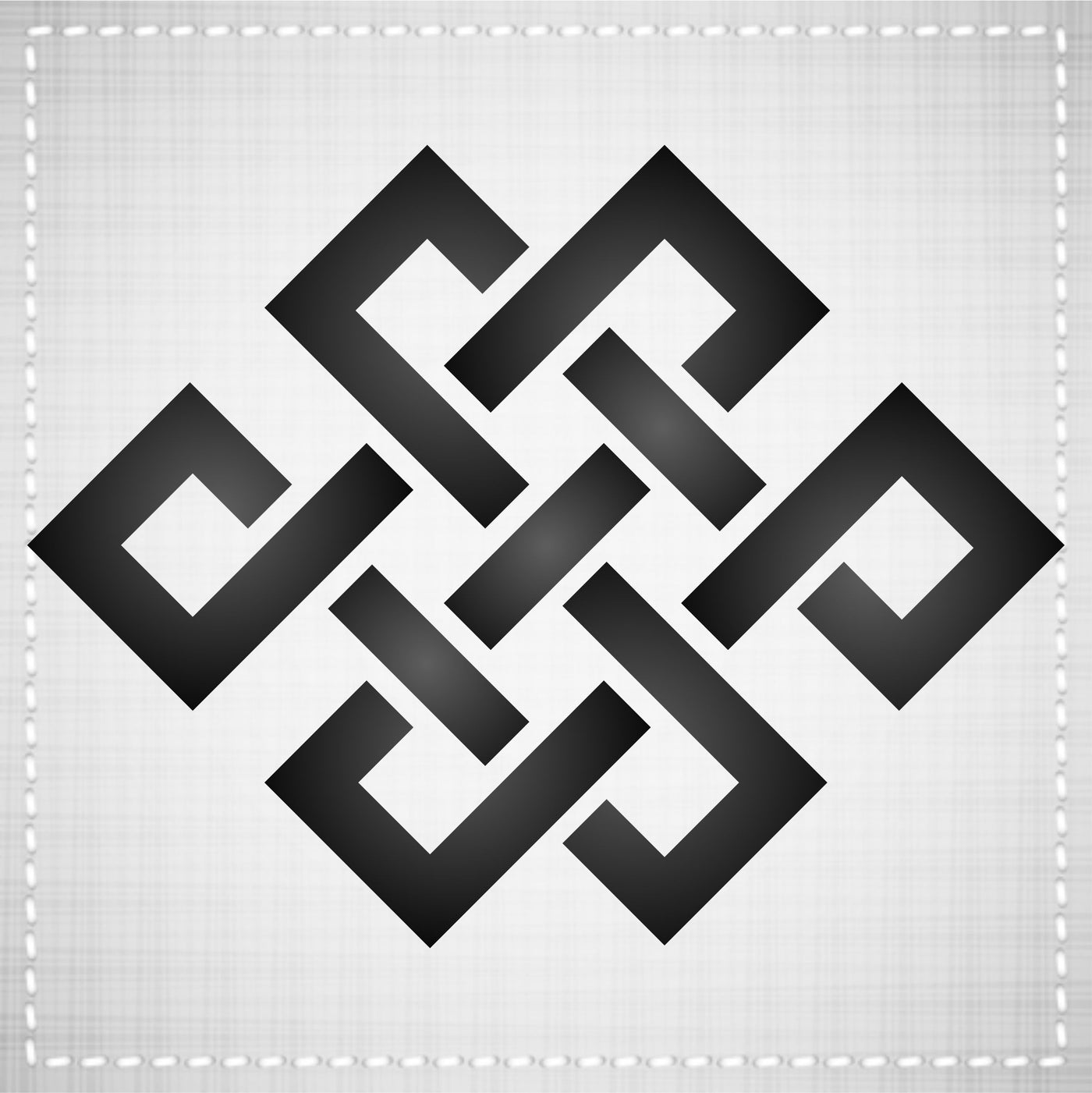Endless Knot Stencil - Celtic Knotwork Symbols Decor Cards