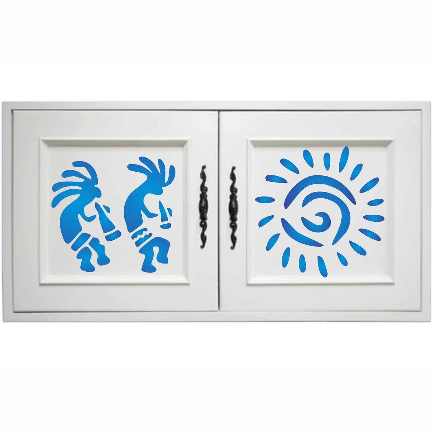 Kokopelli Art Stencil - Kachina Spirit Mythology Hopi Zuni Indians