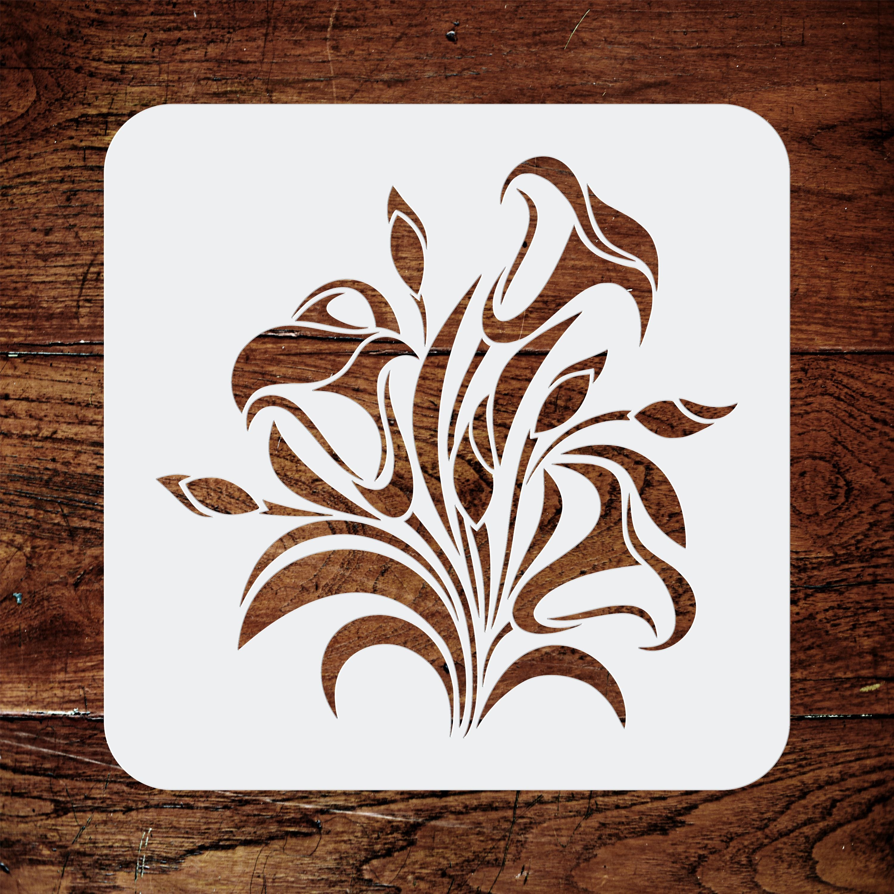 Calla Lily Stencil - Flower Floral Arum Lilies