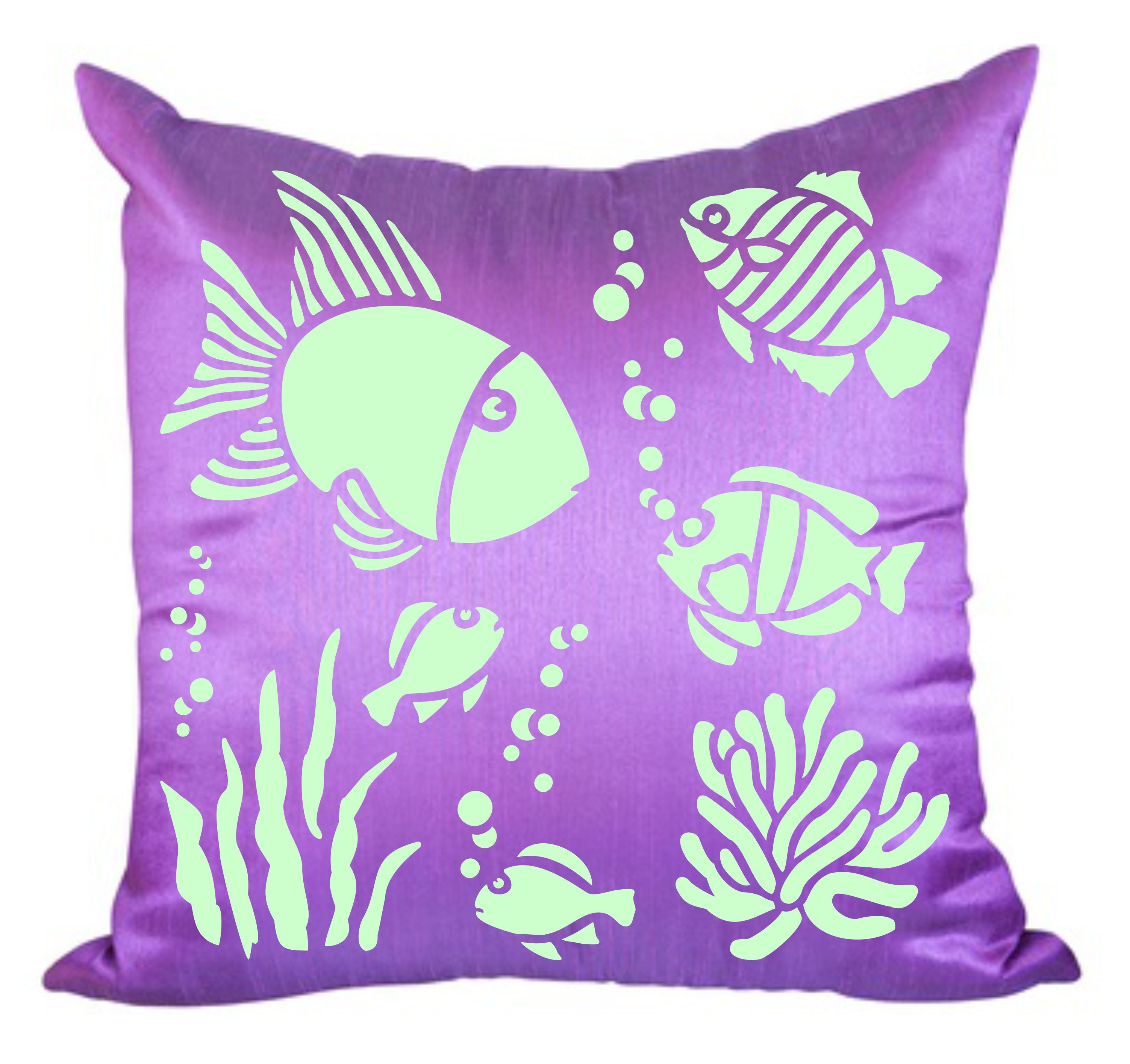 Tropical Fish Stencil - Scrapbooking Tropical Fish Decor