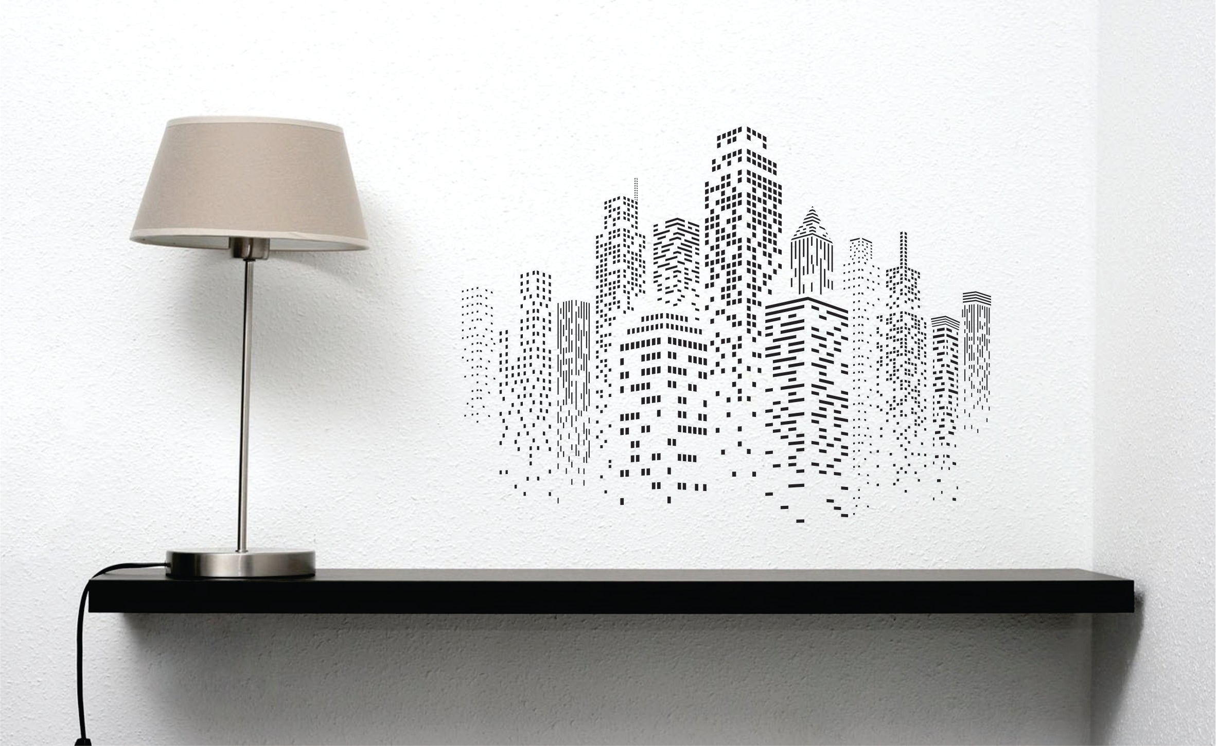 Skyscraper Stencil - Cityscape Skyline City Buildings