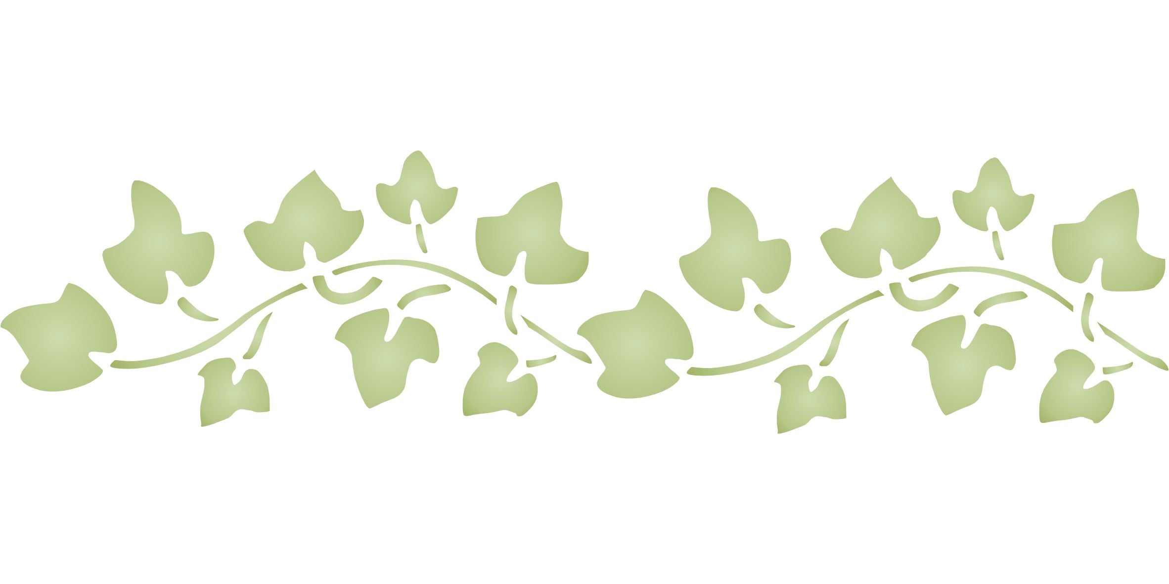 Ivy Stencil - Classic Border Leaf Leaves Plant Garden