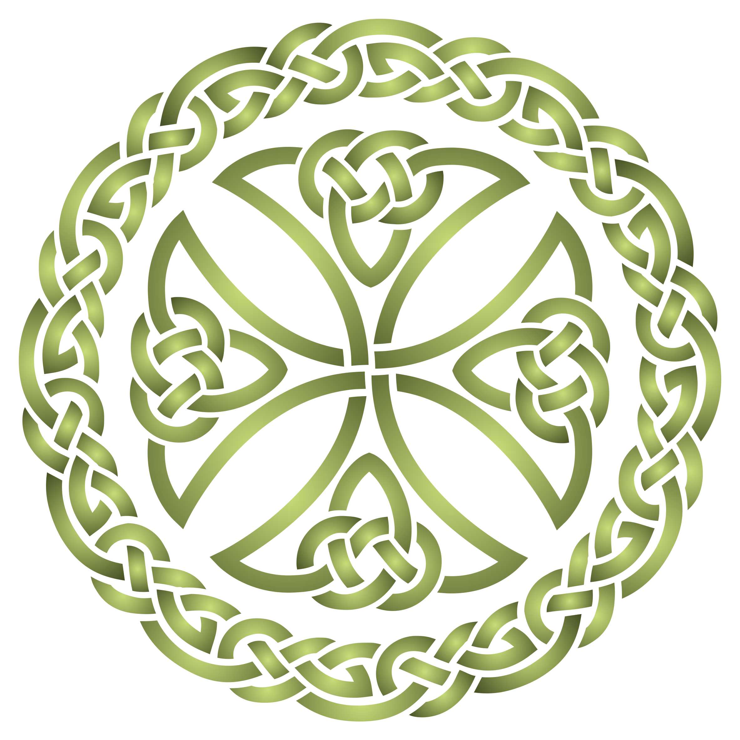 Celtic Cross Stencil - Irish Celts Viking Knotwork Woven Ethnic Braided