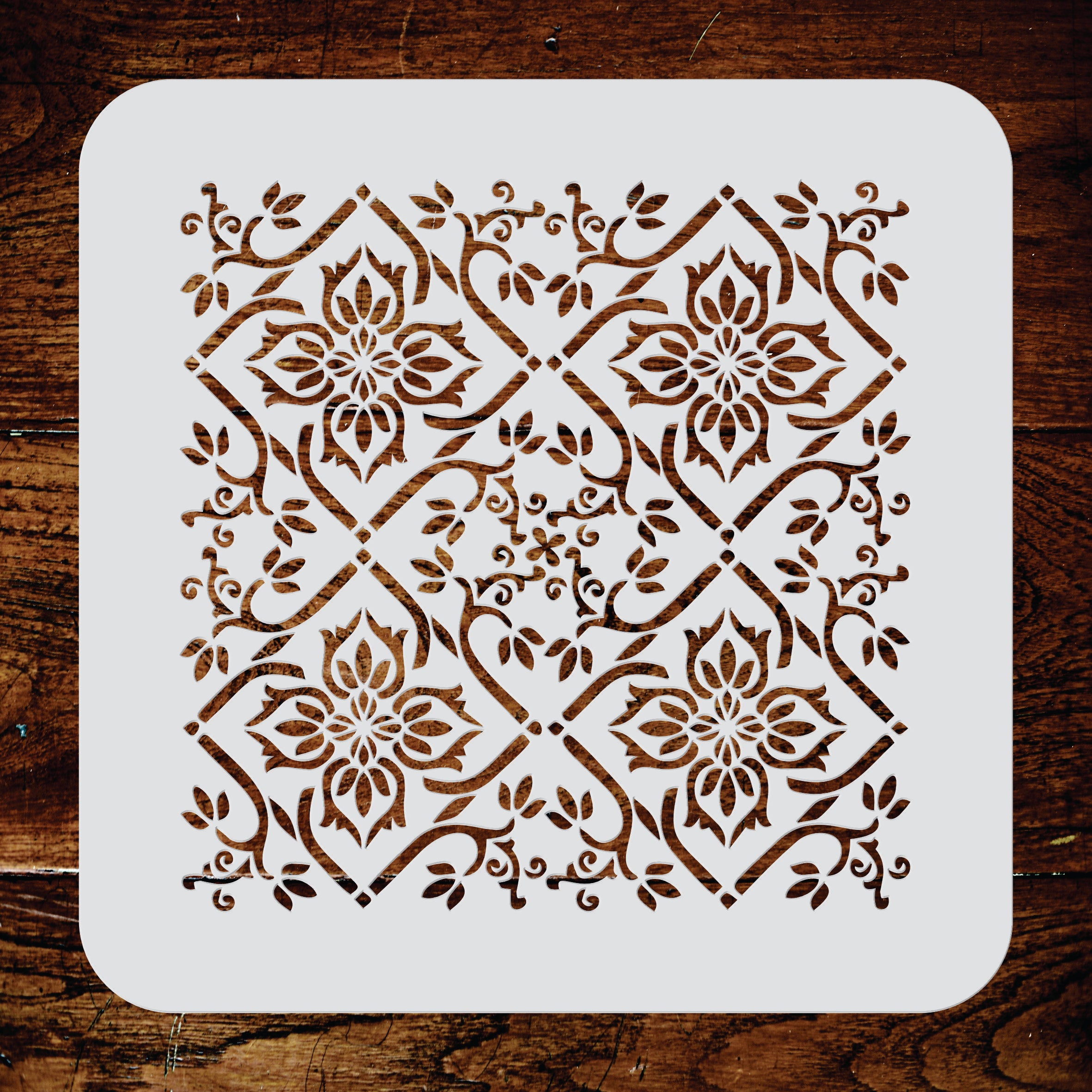 Celtic Tile Stencil - Traditional Irish Tile Design
