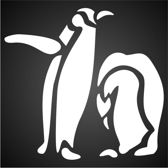 Penguin Stencil - Arctic Animal Bird Antarctic