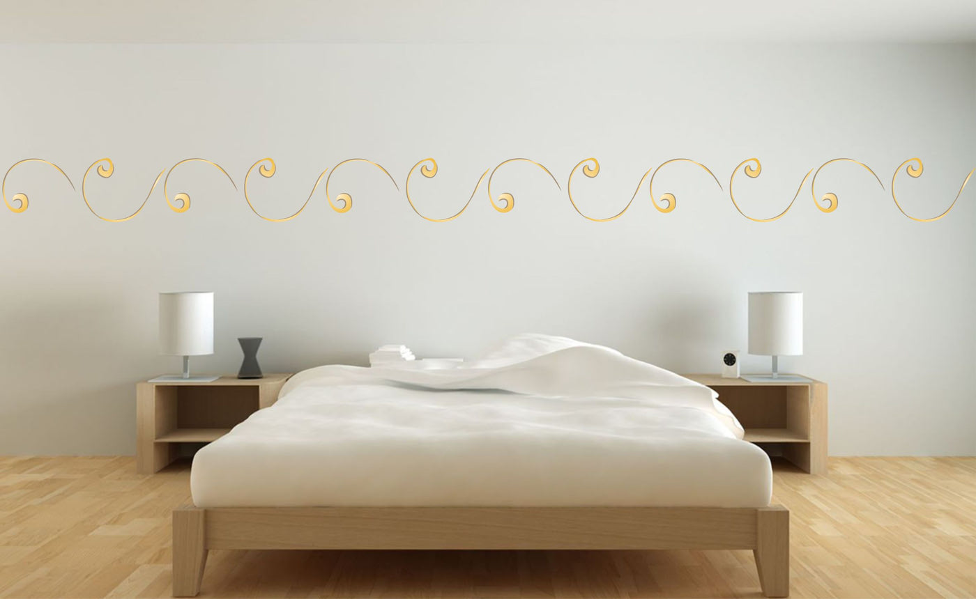 Scroll Stencil- Classic Vintage Art Nouveau Border