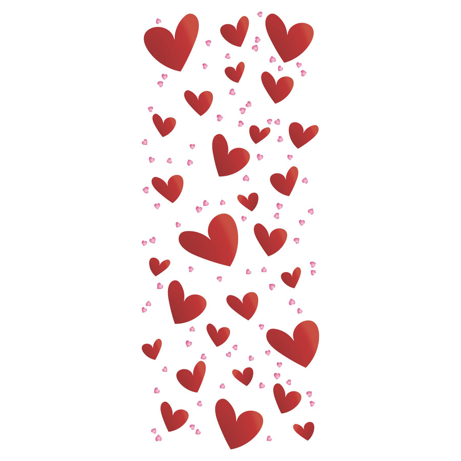 Slimline Hearts Stencil- Shape Heart Card Making Slimline DiesCards Template