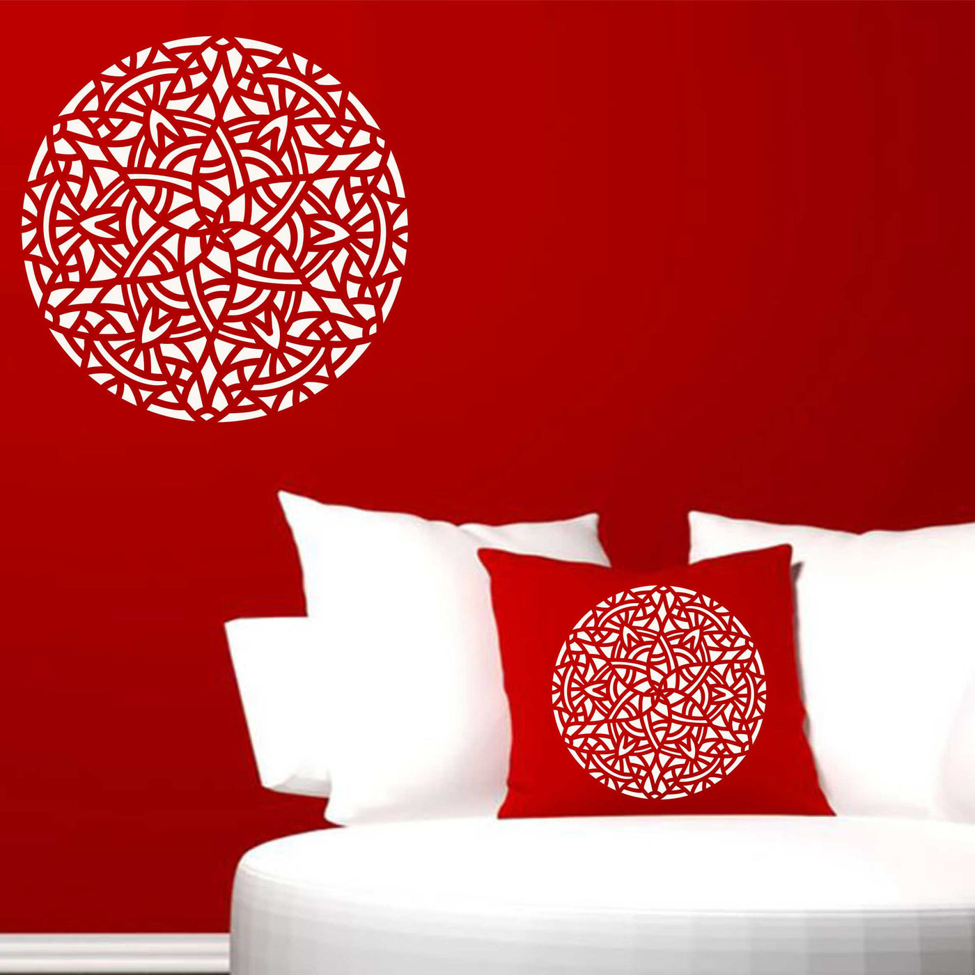 Arabic Mandala Stencil- Islamic Mosaic Arabic Geometric Design