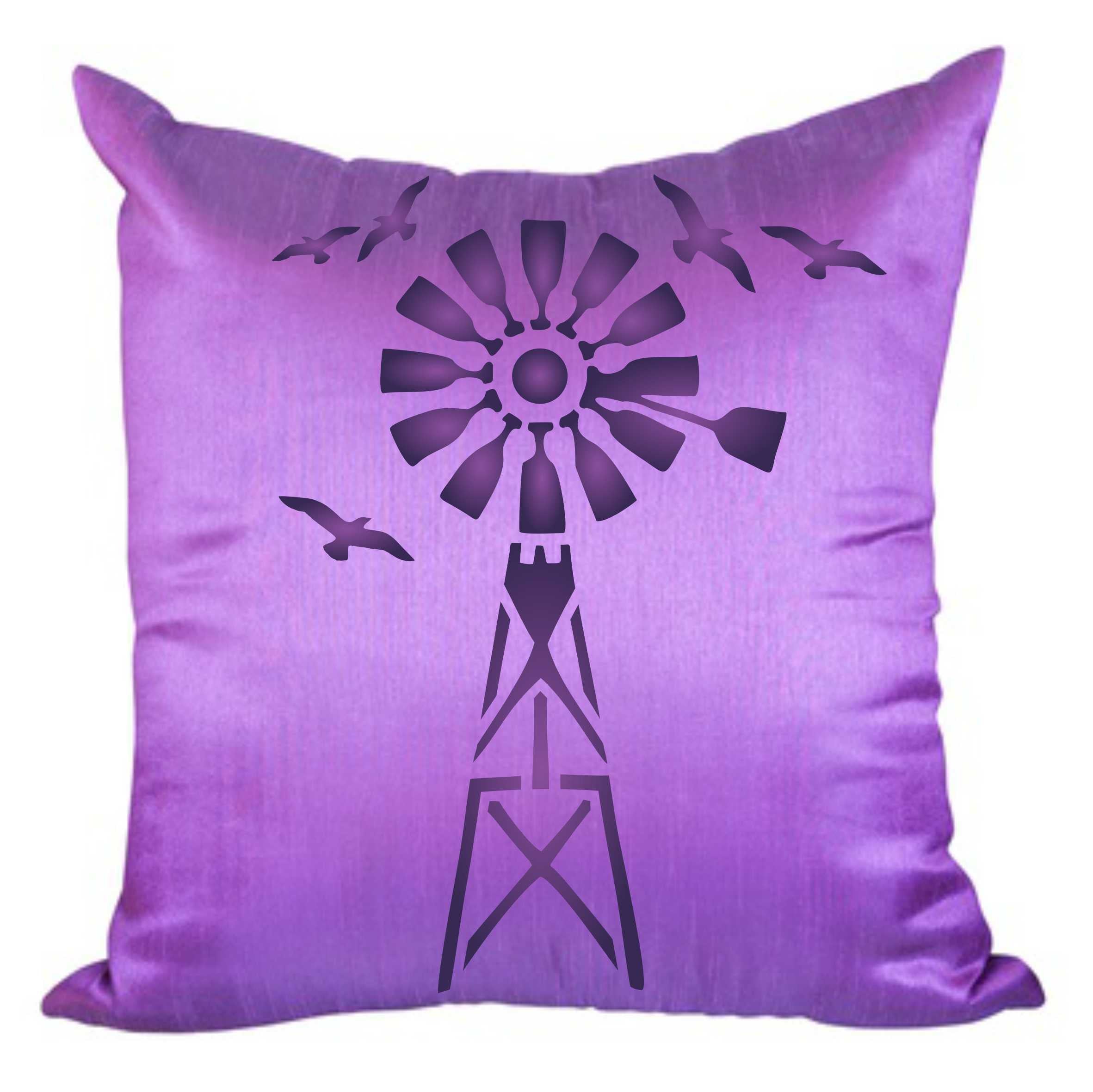 Windmill Stencil - Farmhouse Wind Mill