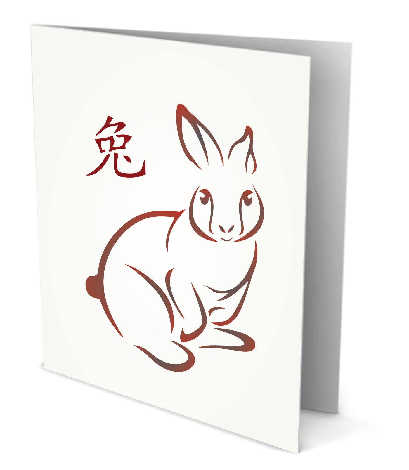 Bunny Stencil - Pet Farm Wild Animal Chinese Year of The Rabbit