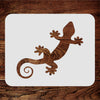 Gecko Stencil - Lizard Reptile Art Decor Cards