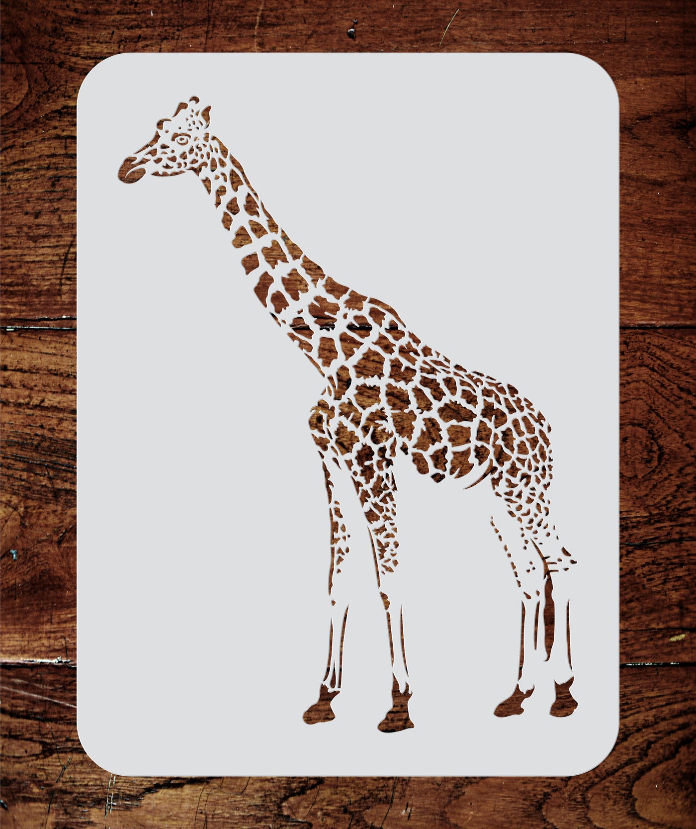 Giraffe Stencil - African Wild Animal