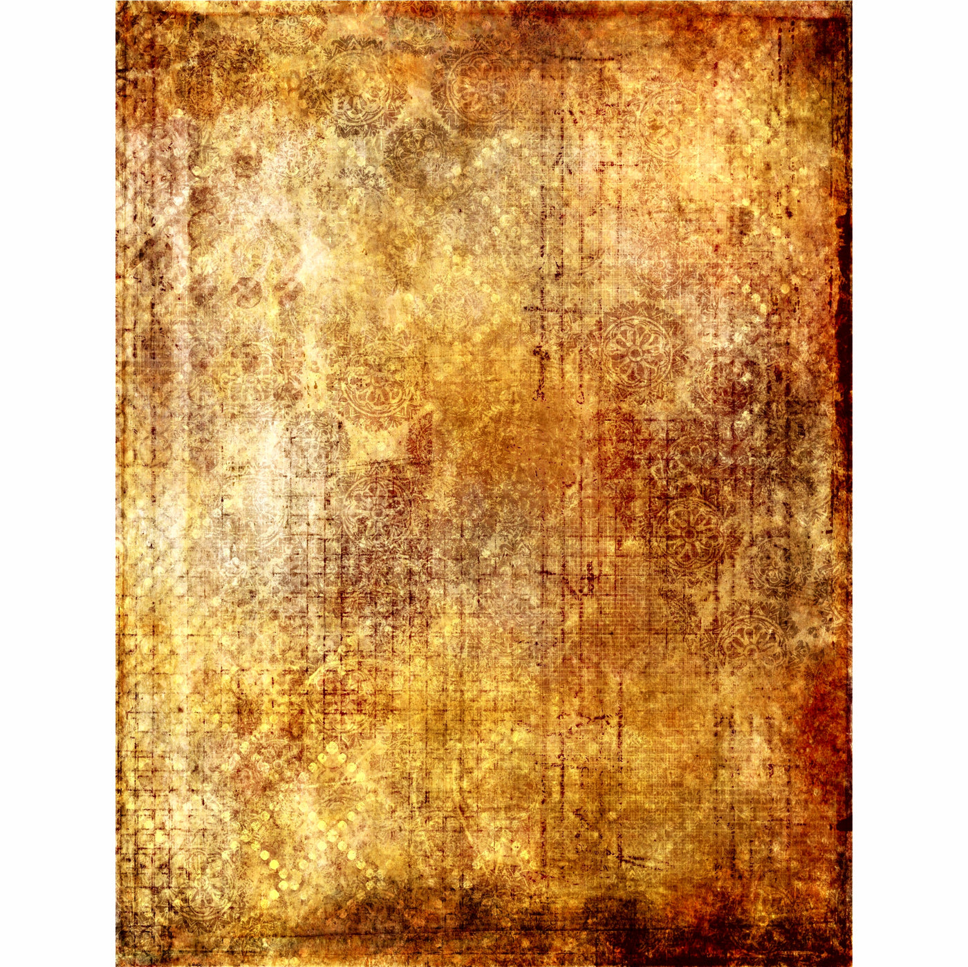 Distressed Background Rice Paper- 6 x Printed Mulberry Paper Images 30gsm