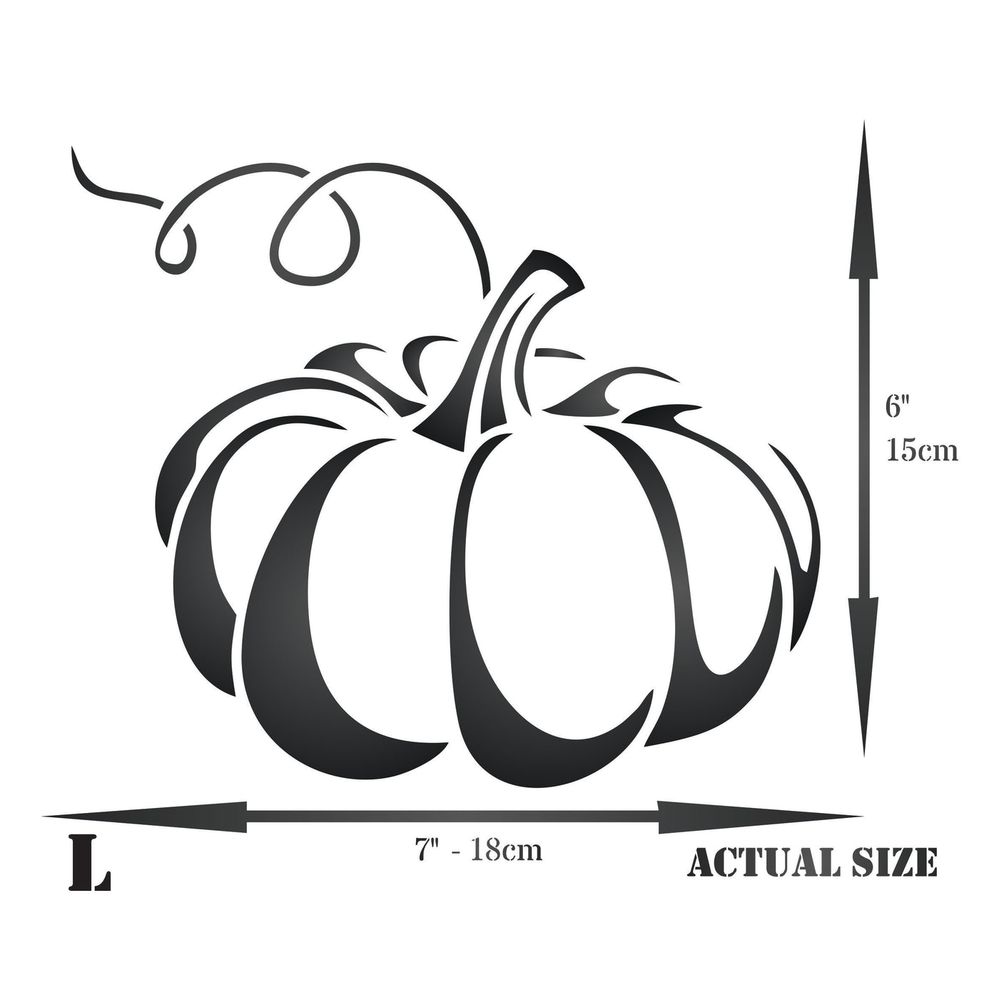 Halloween Pumpkin Stencil - Decorative Vegetable Pump Kin