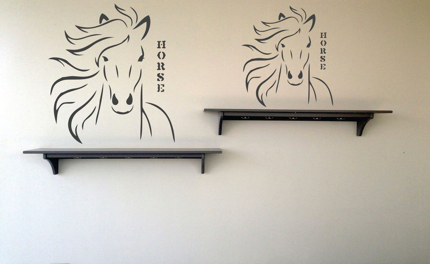 Horse Head Stencil - Animal Farm Chinese Year of The Horse