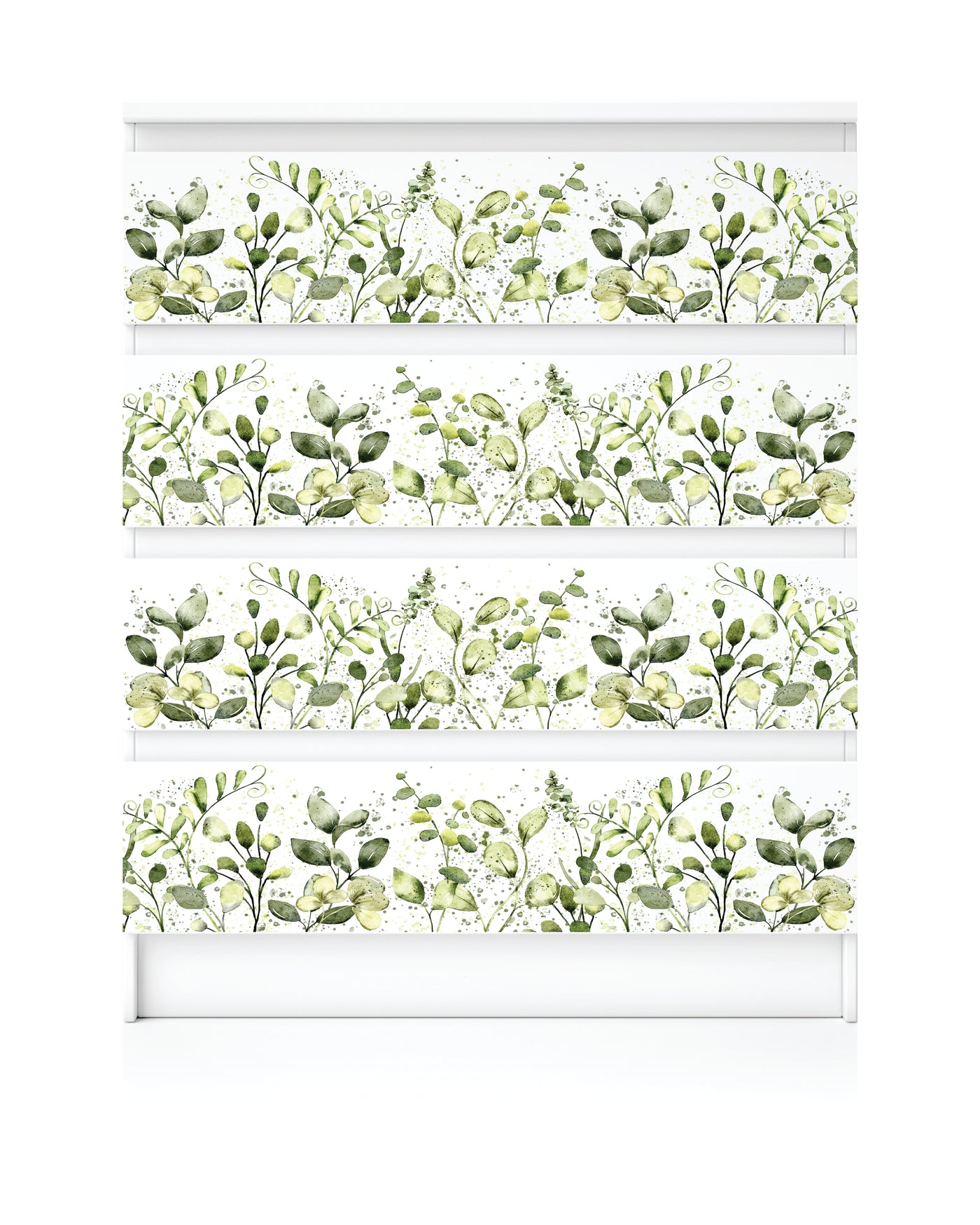 Greenery Border Rice Paper- 3 Sheets Printed Mulberry Paper Border 36gsm