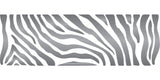 Zebra Stripe Stencil- Animal Skin Pattern Border
