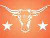 Longhorn Stencil- Cow Bull Skull Texas Decorative Farm Animal