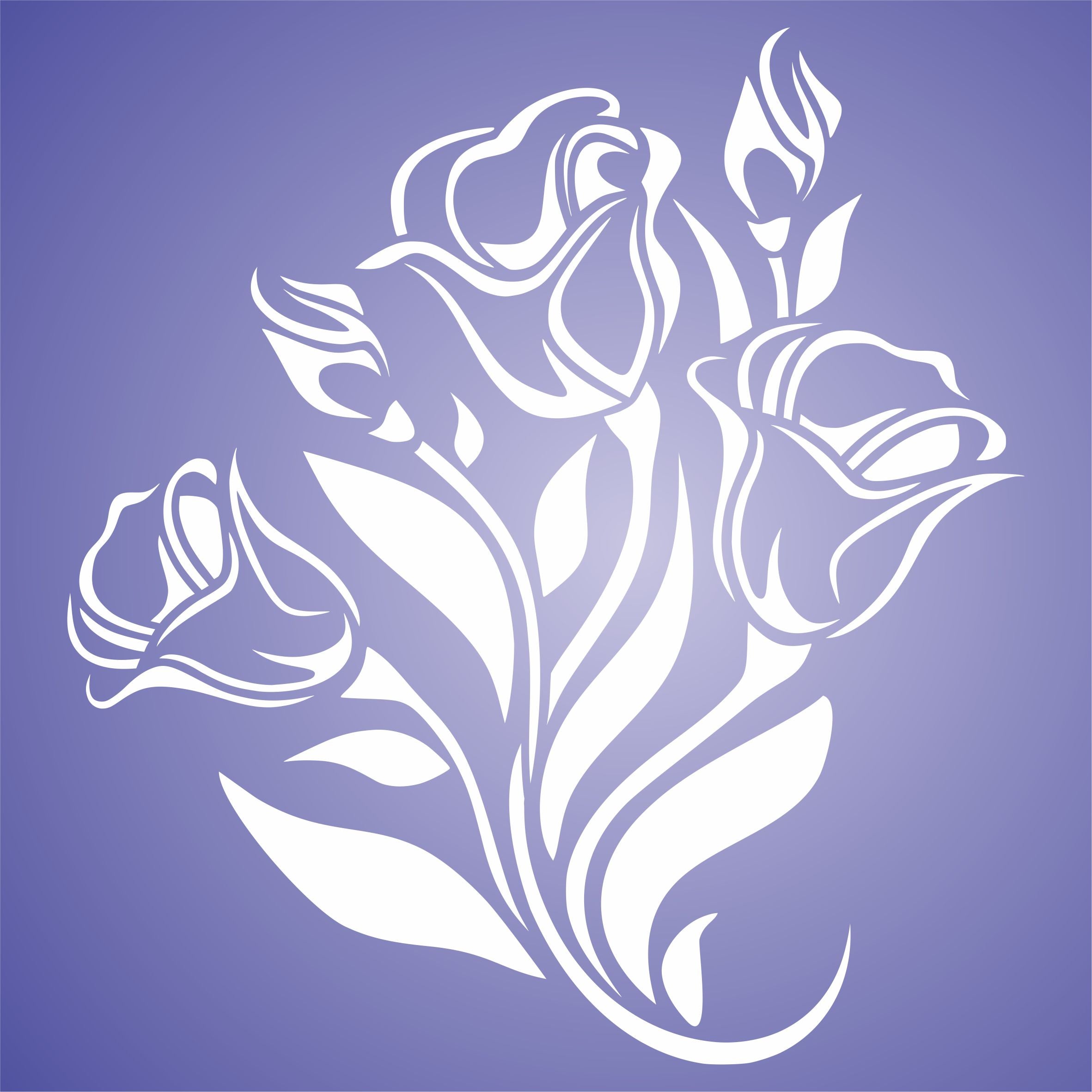 Tulip Stencil - Spring Flower Floral Perennial