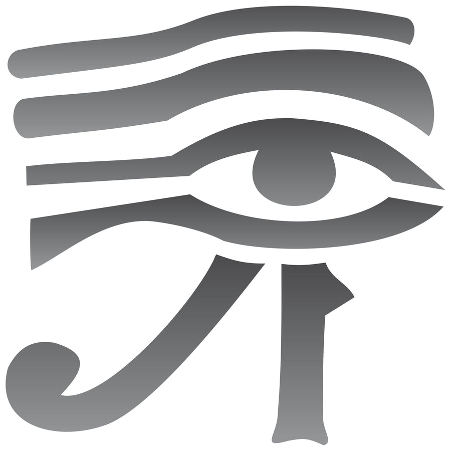 Eye of Horus Stencil - Classic Egyptian Symbol Hyroglyphics