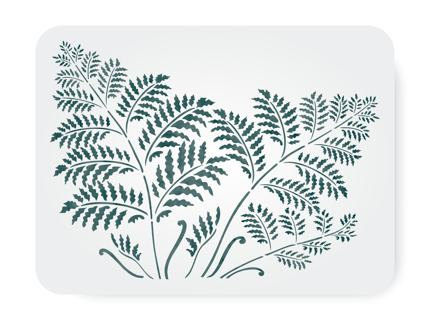 Tree Fern Stencil- Large Tropical Ferns