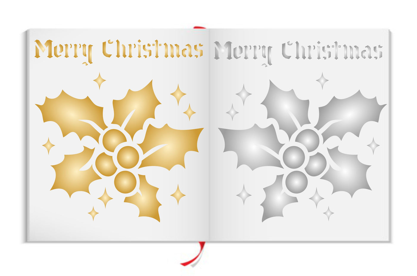 Christmas Holly - Scrapbooking Decor & Card