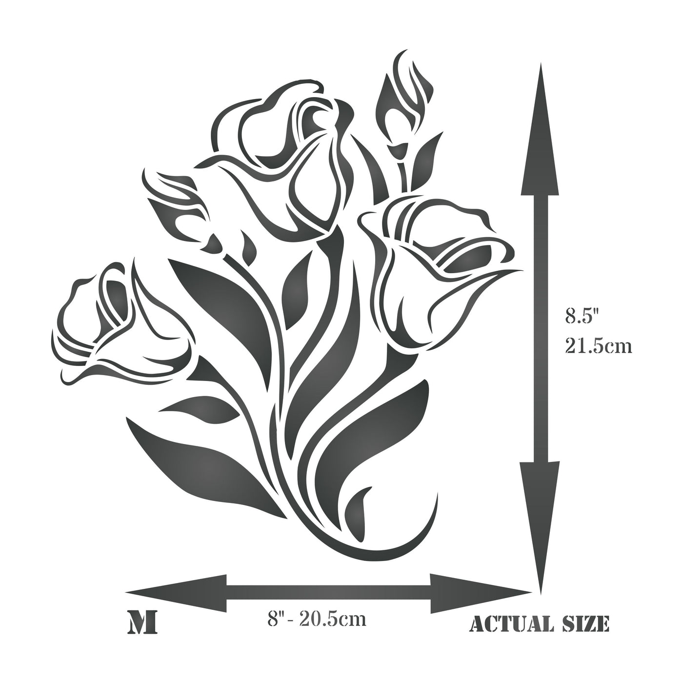 Tulip Stencil - Spring Flower Floral Perennial