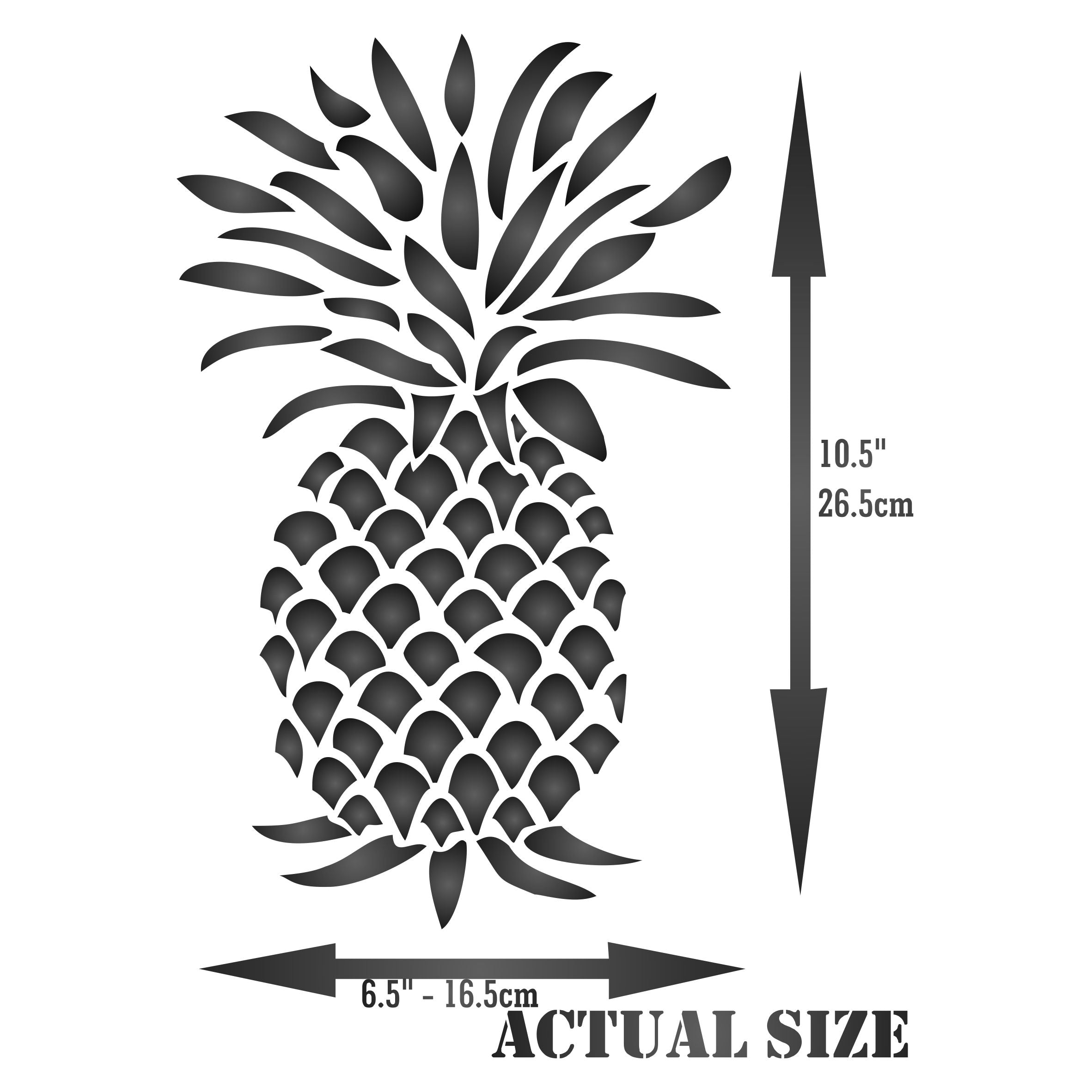 Pineapple Stencil- Classic Fruit Kitchen