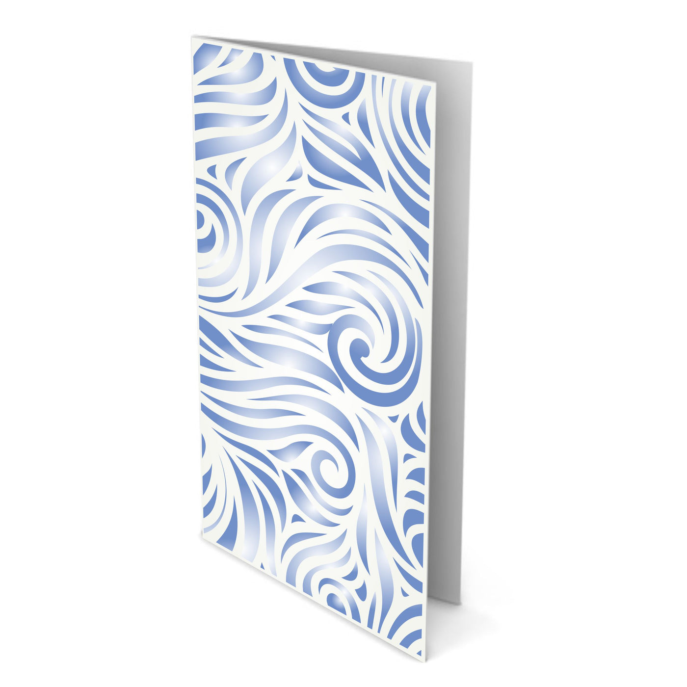 Slimline Waves Stencil- Sea Ocean Card Making Slimline DiesCards Template