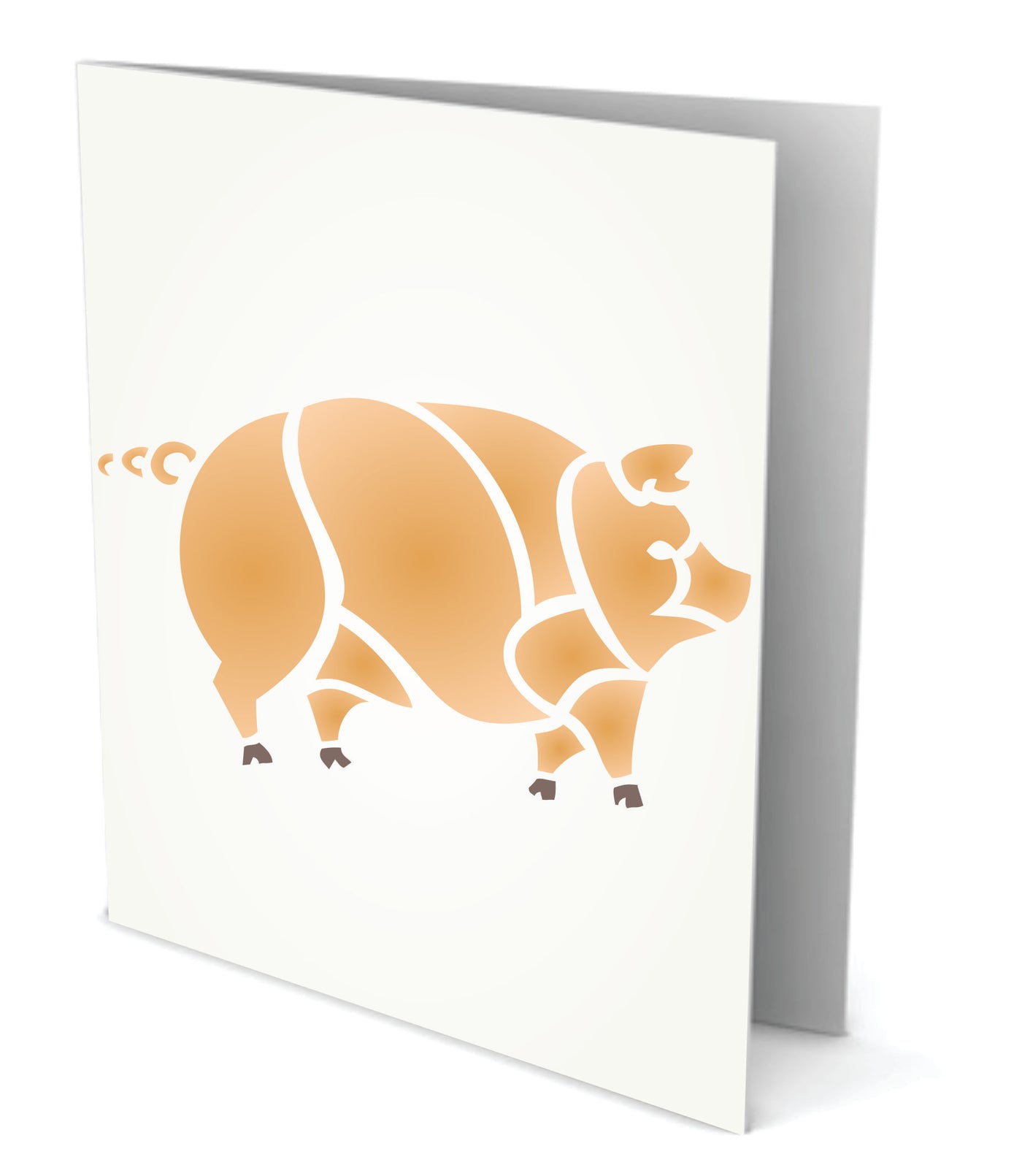 Pig Stencil- Decorative Farm Animals