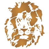 Lion Head Stencil - African Big Cat Wild Animal