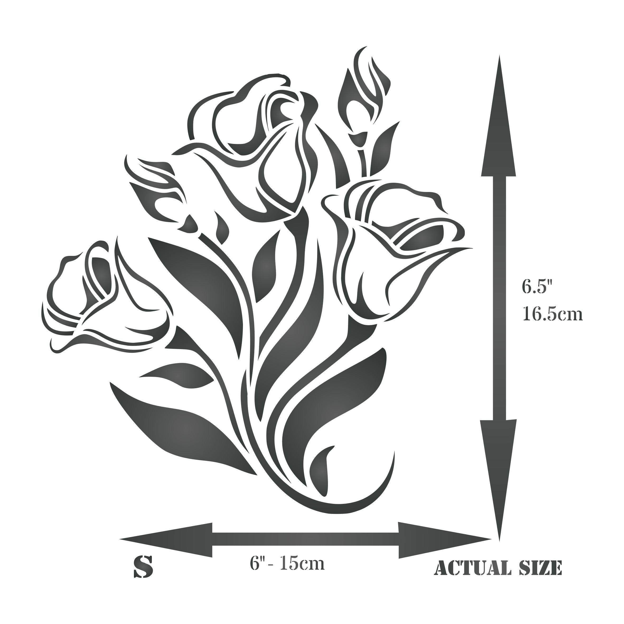 Tulip Stencil - Spring Flower Floral Perennial